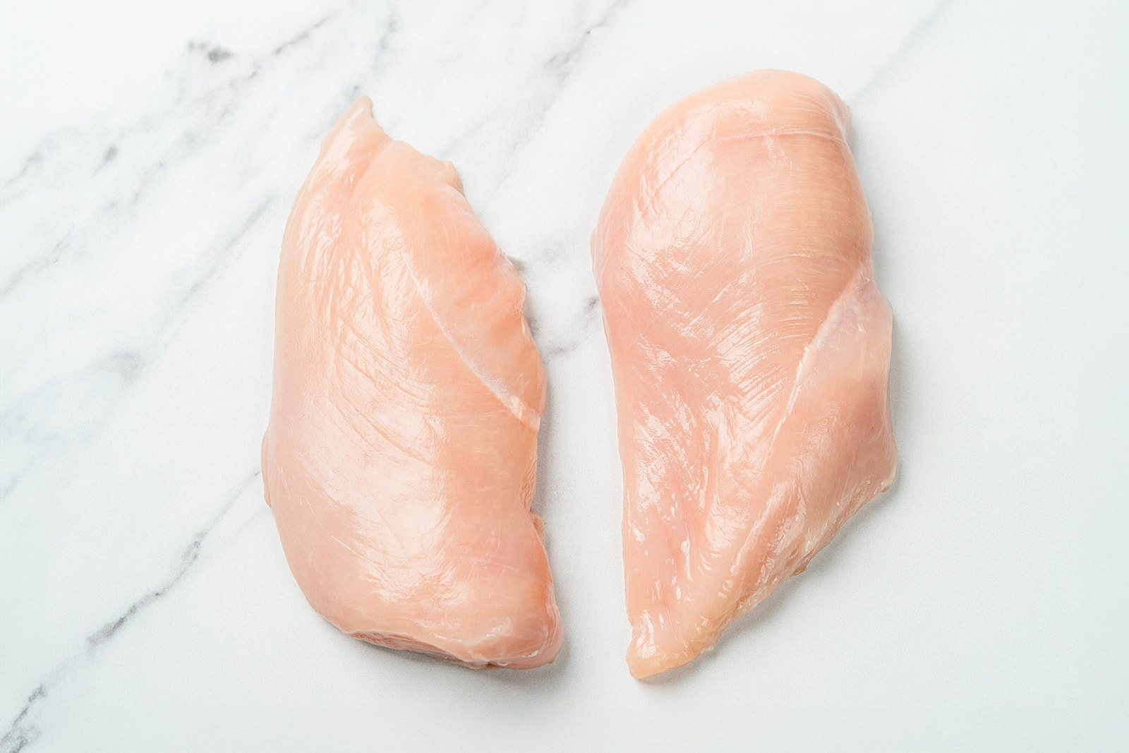 two chicken breasts