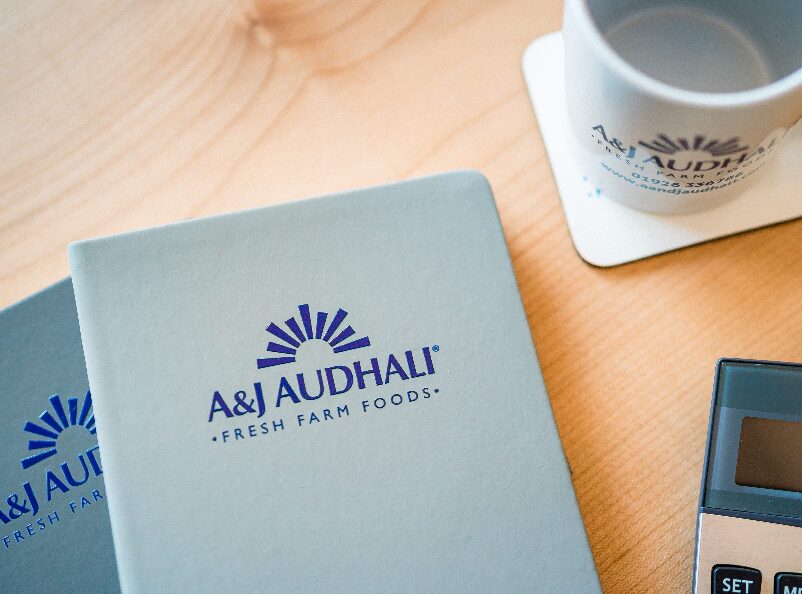 Notebook, mug, calculator